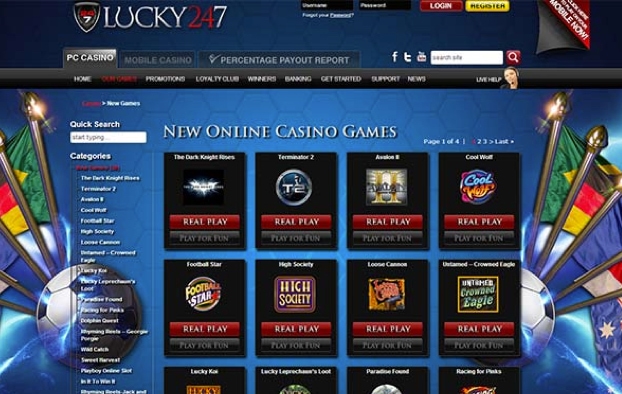 lucky247 - Games Selection