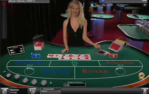 Baccarat Game View