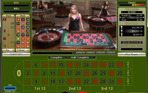 Roulette Game View