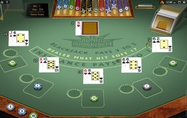 spin-palace - Blackjack Table View